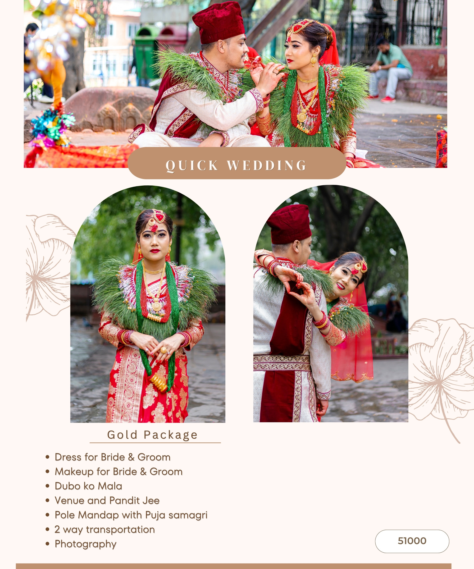 Gold Package Wedding