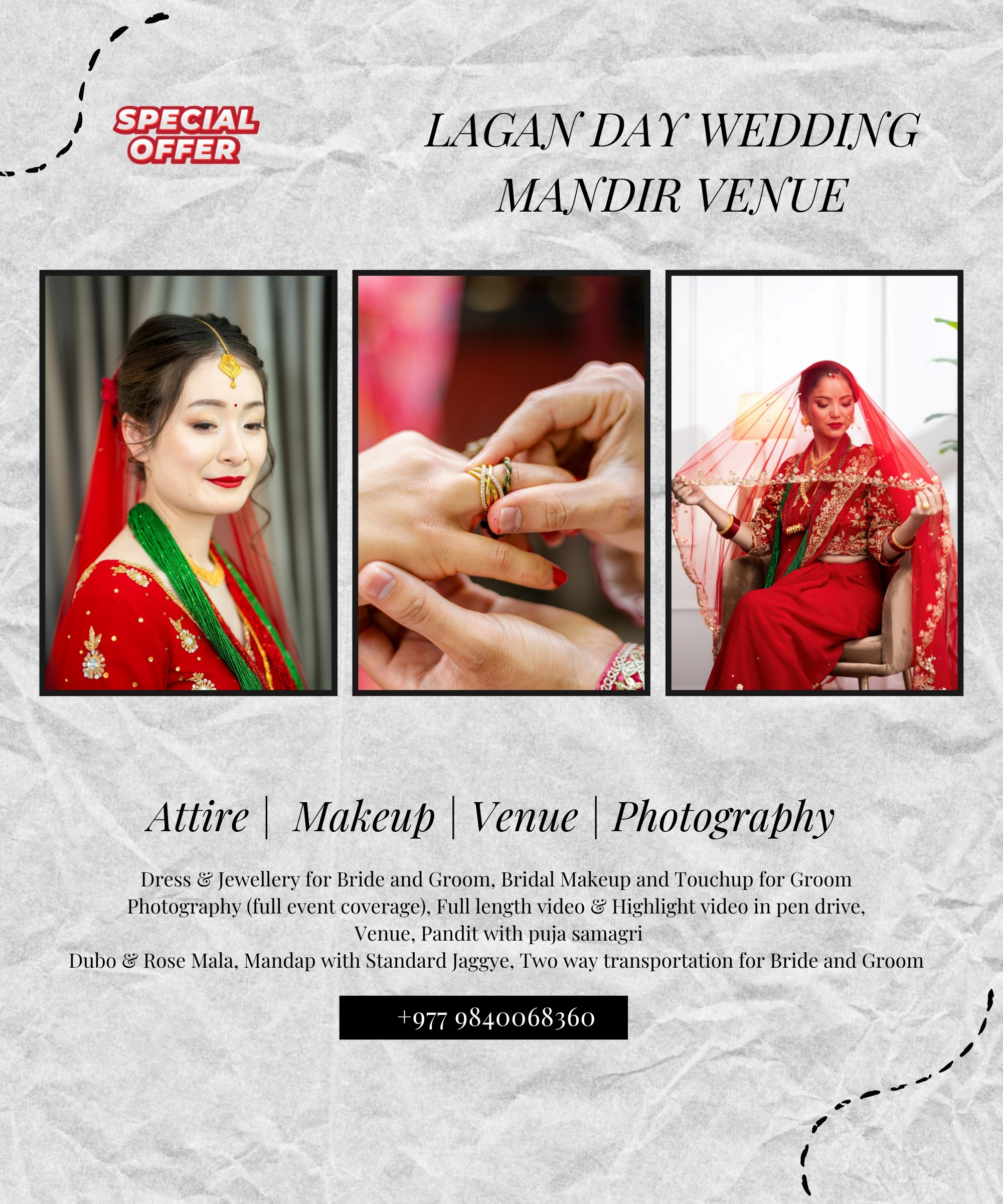 Lagan Day Wed - Mandir Venue