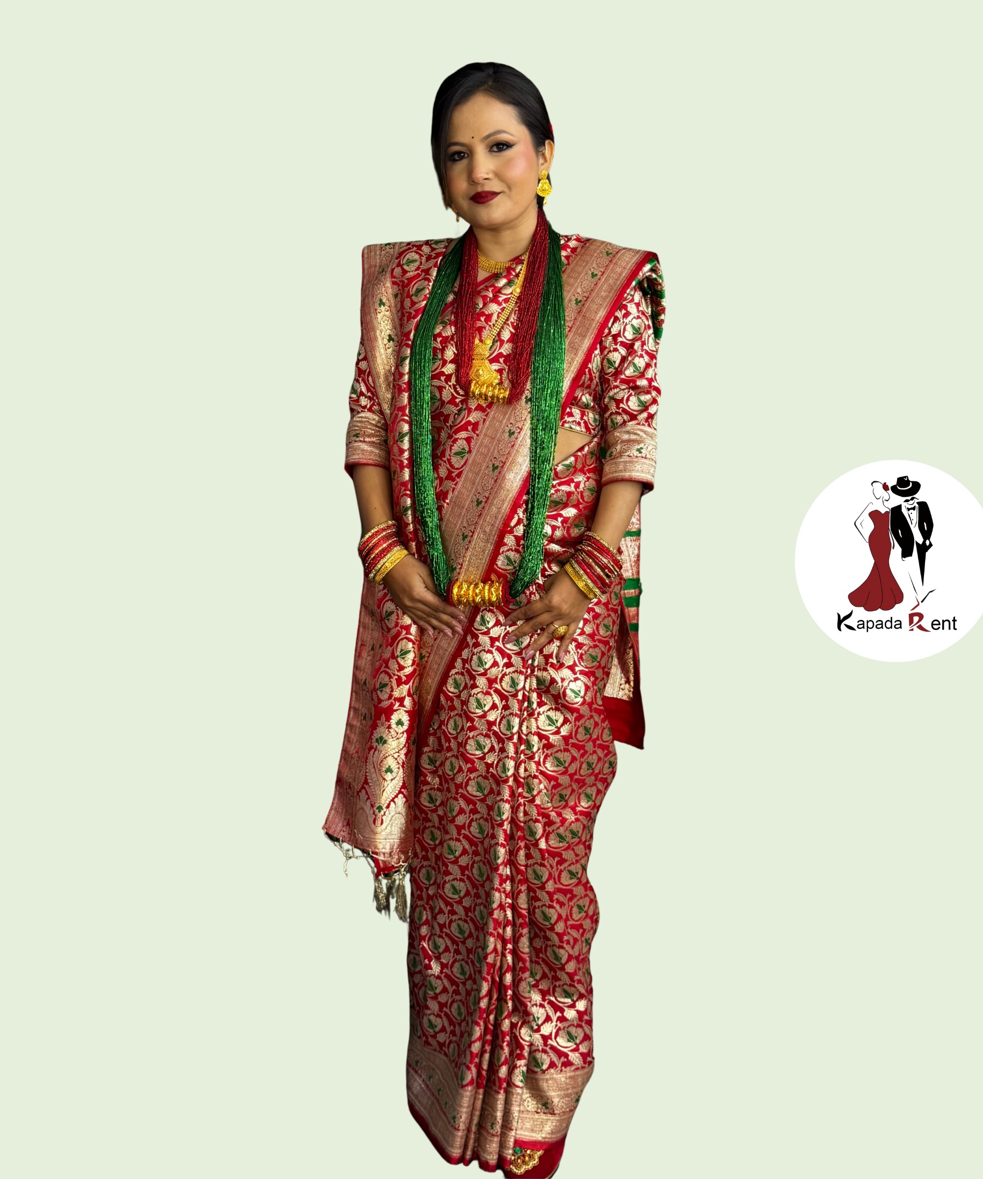 Fancy Lotus Banarashi Bridal Saree