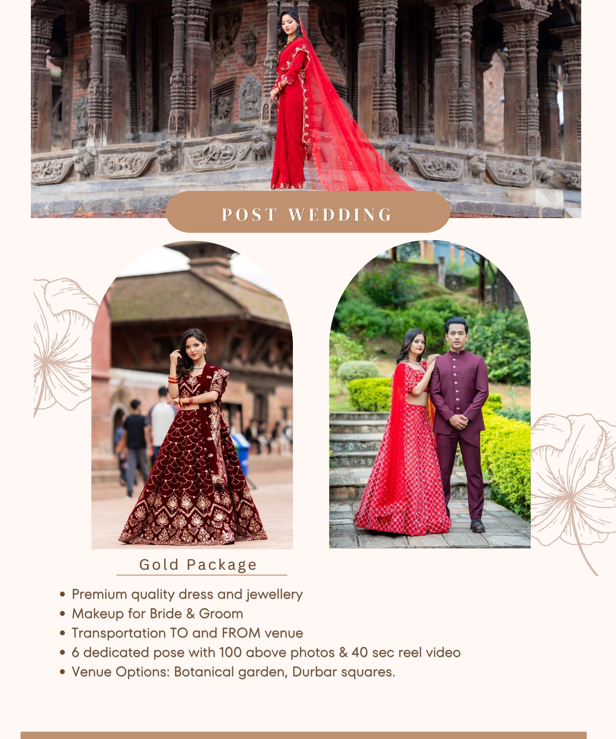 Gold Package Post Wed