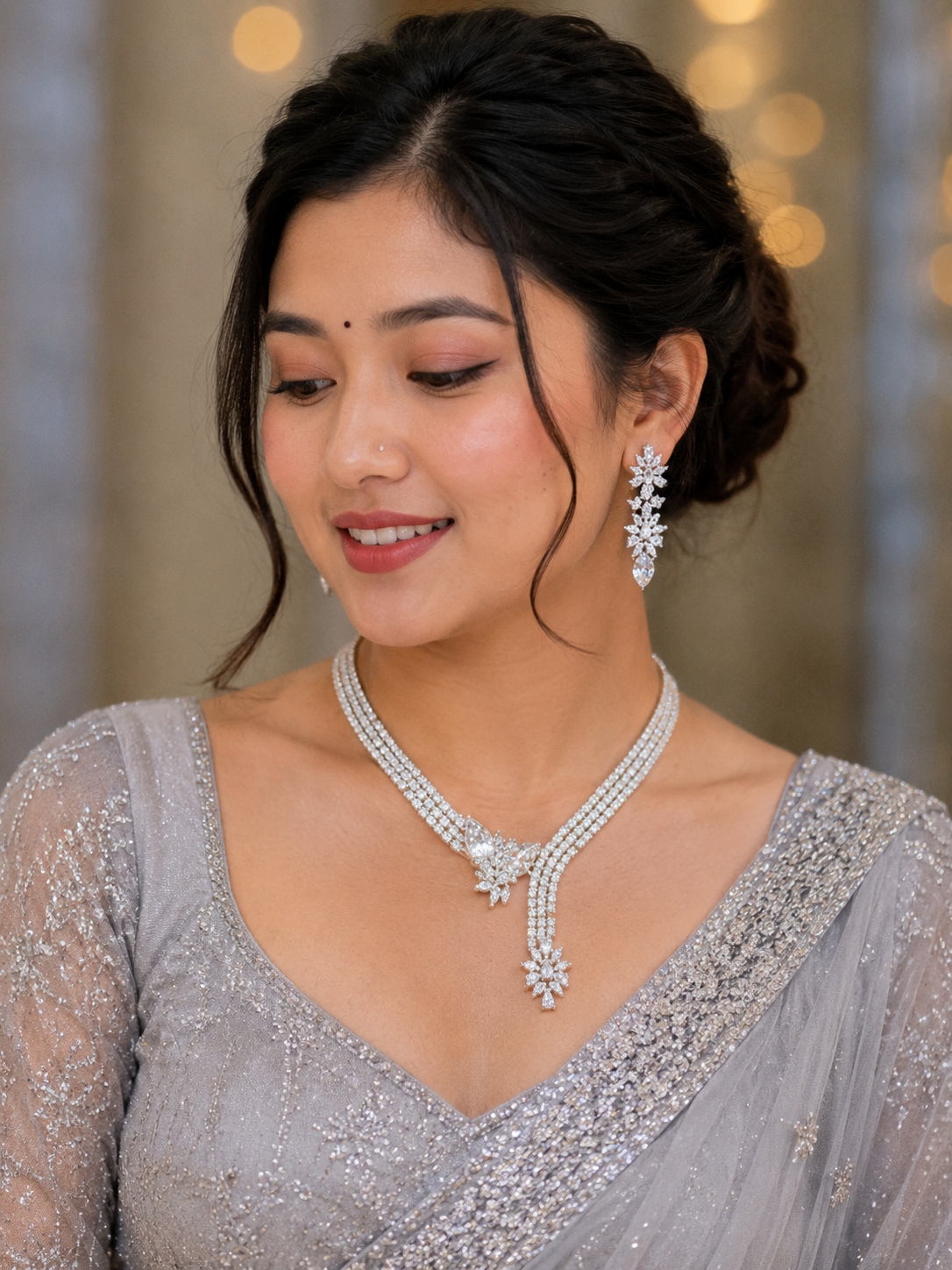 Diamond Leaf Cascade Set