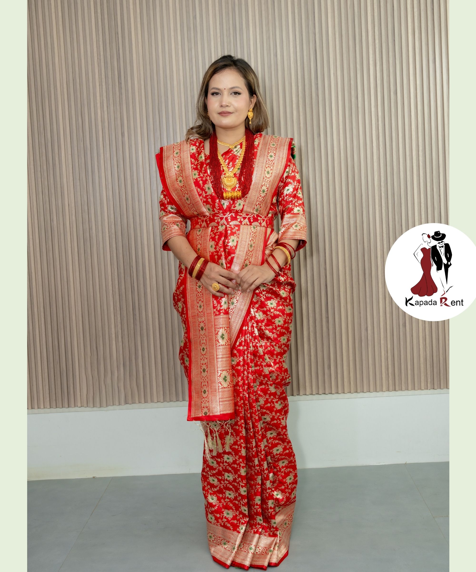Bridal Banarasi Saree with Green Touch
