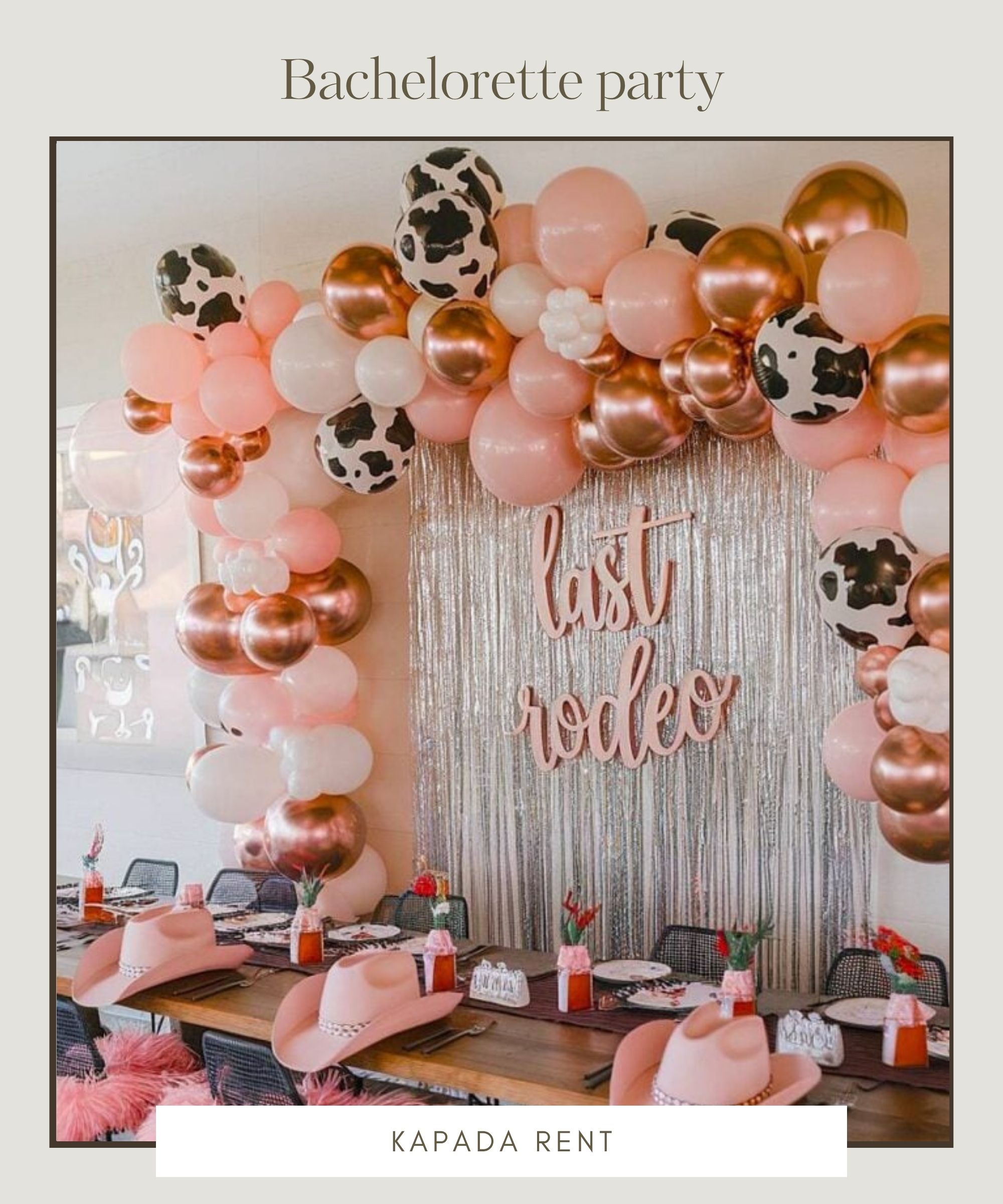 Bachelorette Party Setup