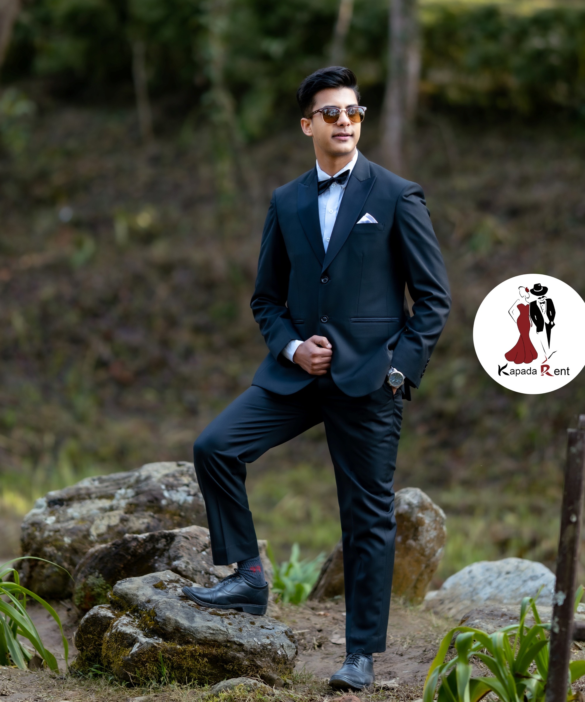 Black Tuxedo Peak lapels