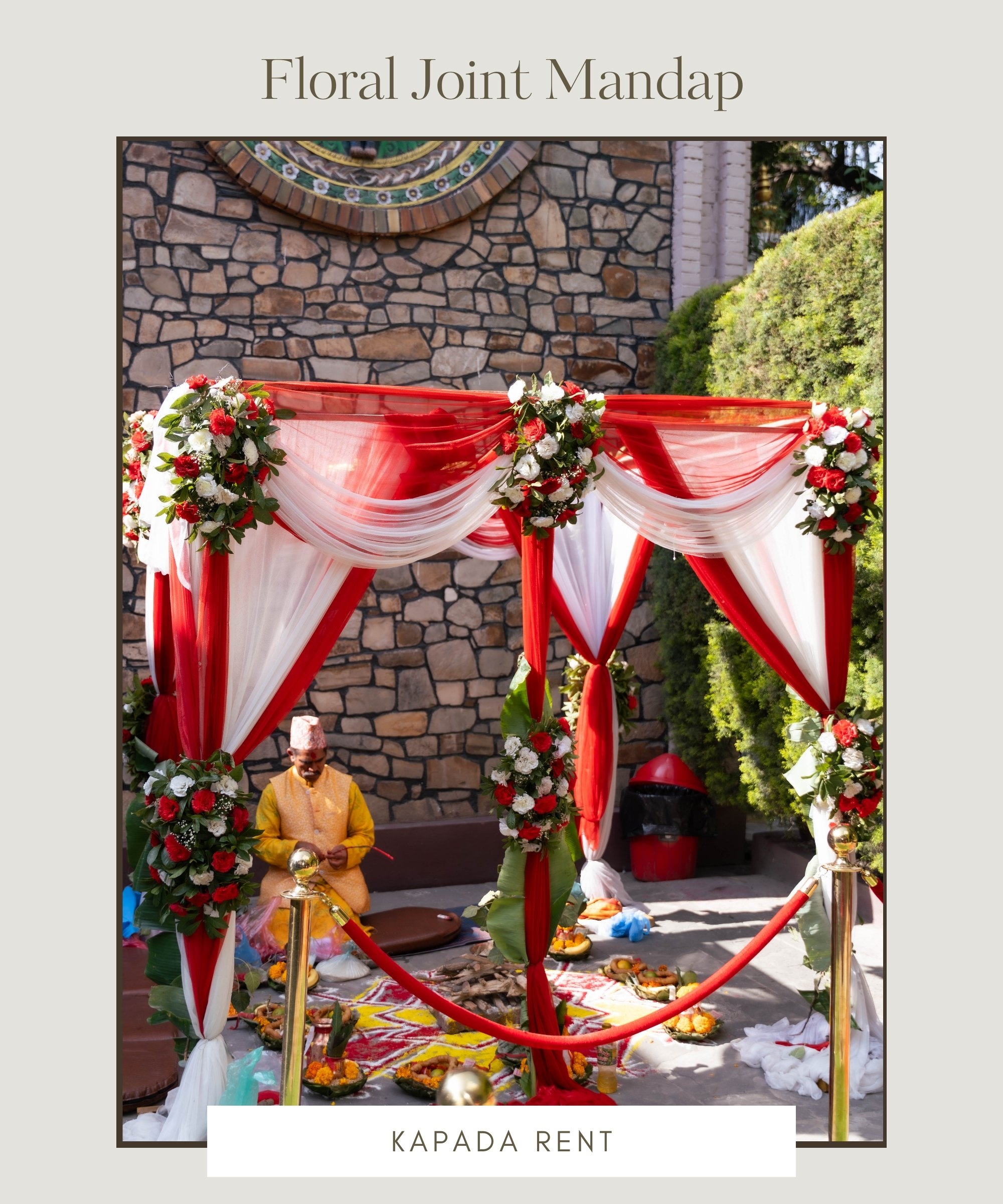Floral Joint Mandap