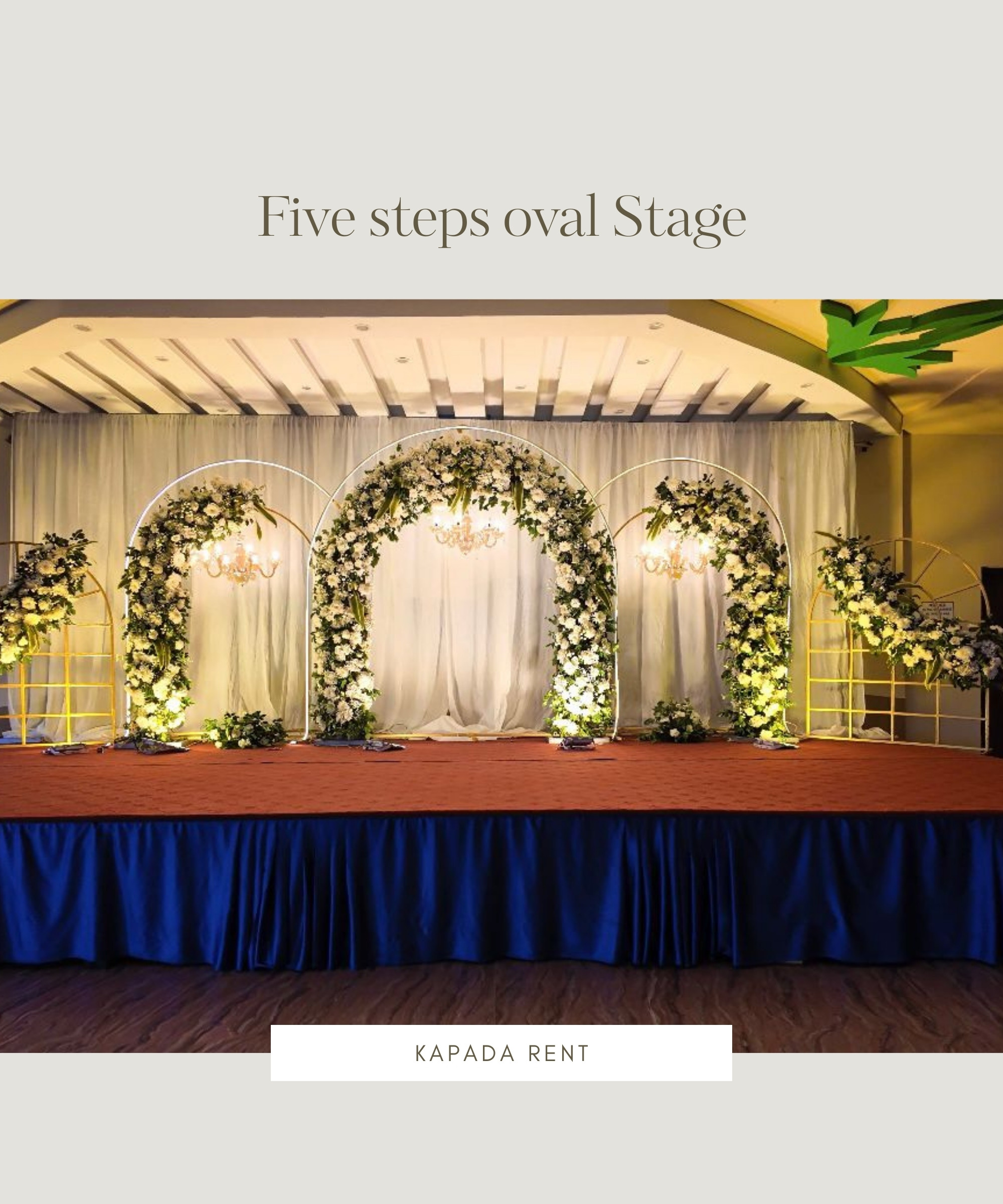 Five Steps Oval Stage