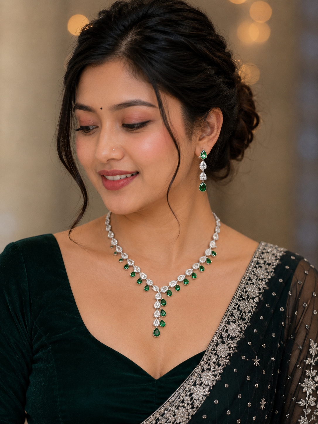 Emerald Vine Drop Set