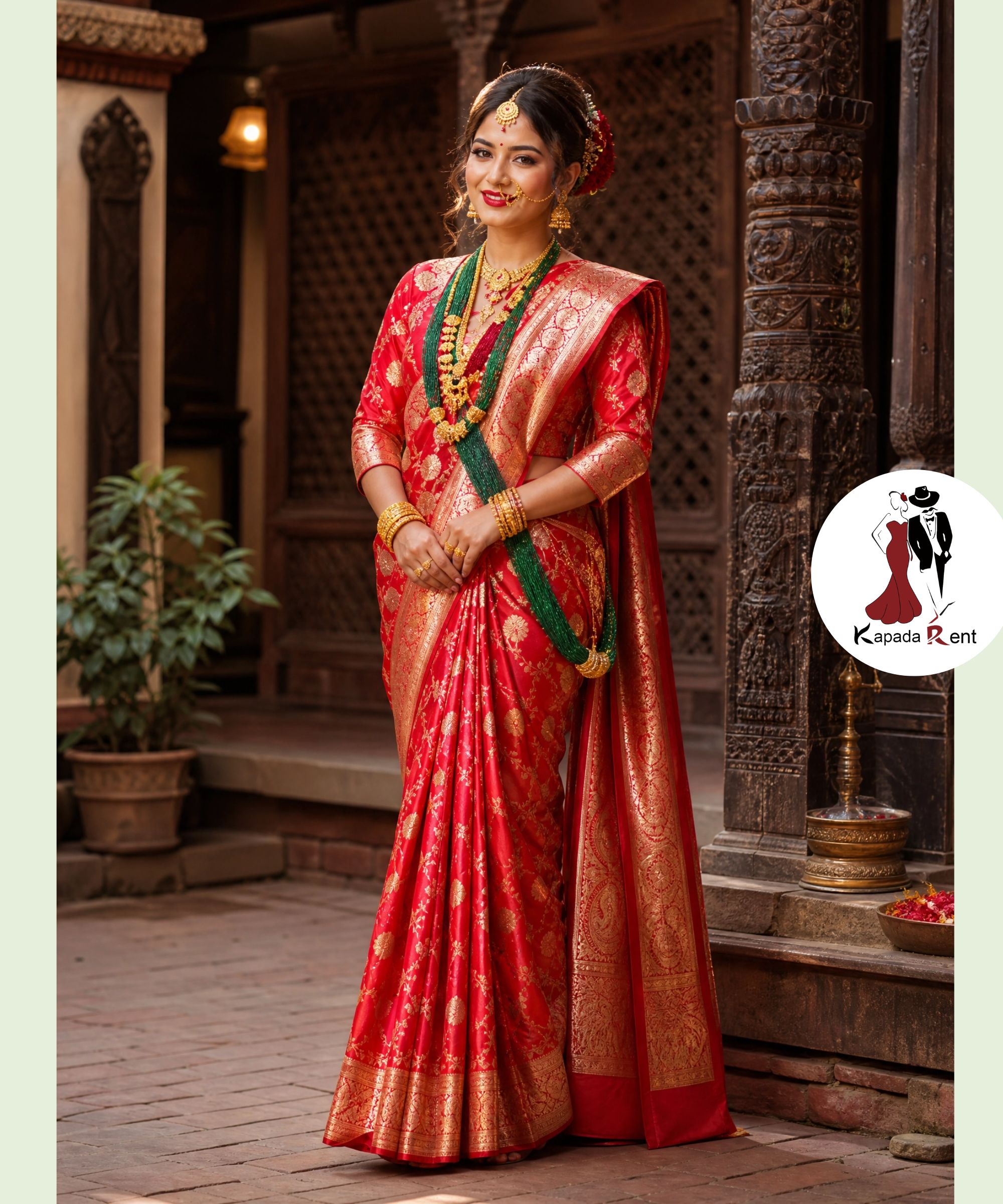 Pure Katan Bridal Saree