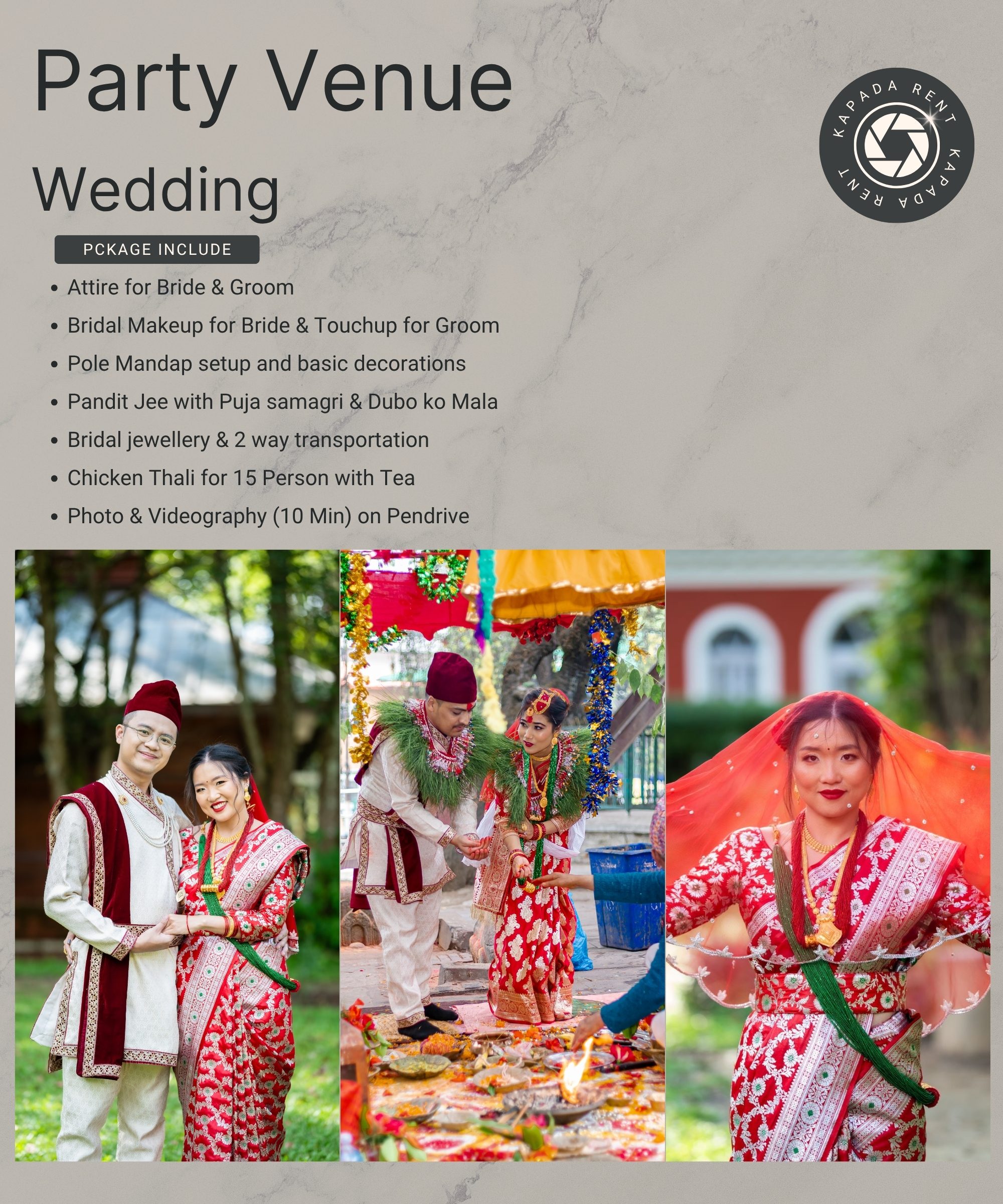 Party Venue Wedding