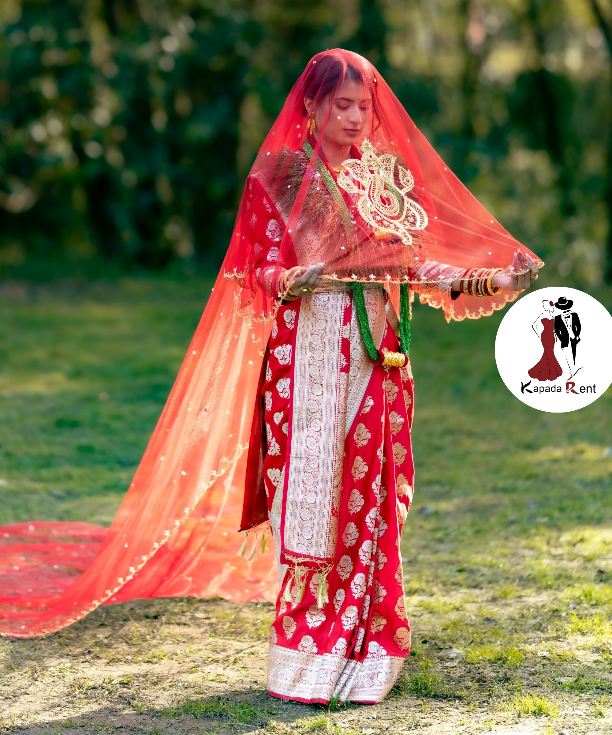 Pure Silk Katan Bridal Saree
