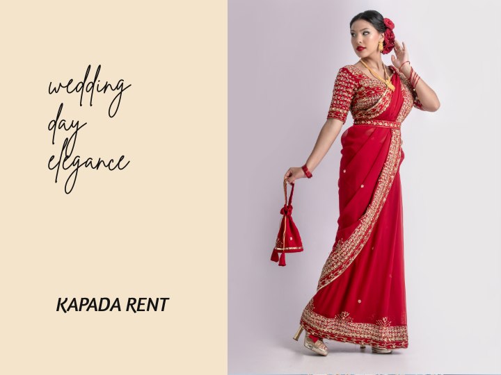 wedding day saree 